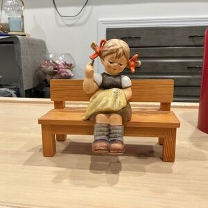 Hummel Figurine with Orange and Yellow Details